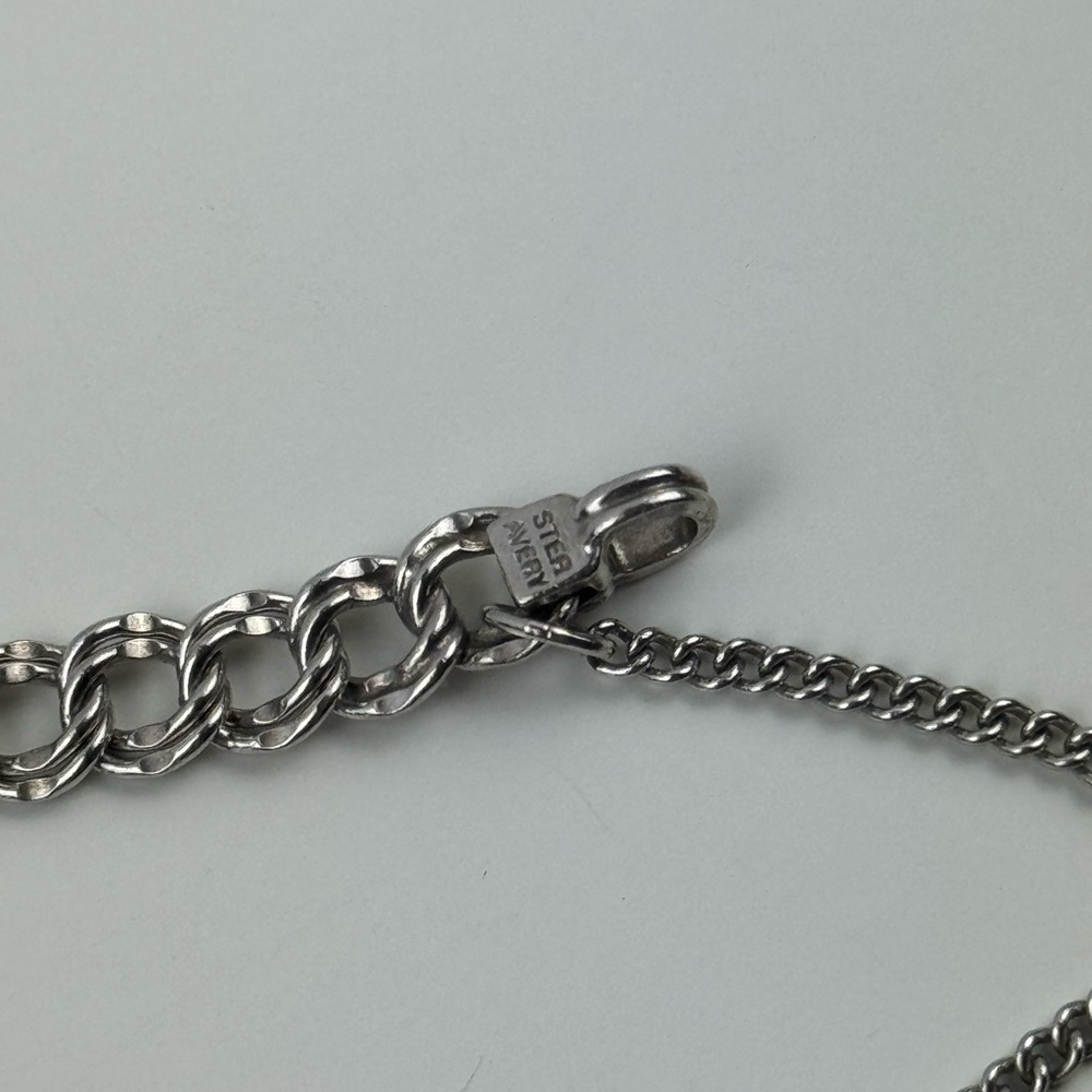 James Avery Sterling Silver Curb Charm Bracelet Signed Lobster Claw 7” W…​​​​ - Picture 5 of 7
